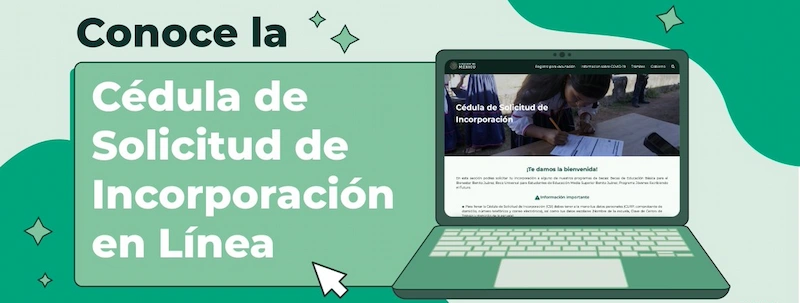 Cédula de Solicitud de Incorporación en línea en Sonora